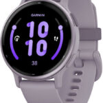 Garmin Vivoactive 5 3.05 cm (1.2 ) AMOLED Digital 390 x 390 pixels Touchscreen Violet Wi-Fi GPS (satellite)