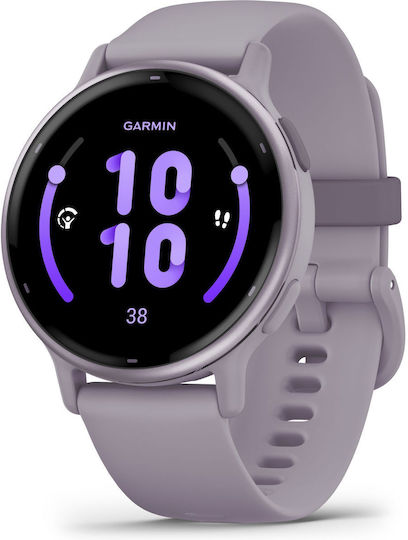 Garmin Vivoactive 5 3.05 cm (1.2 ) AMOLED Digital 390 x 390 pixels Touchscreen Violet Wi-Fi GPS (satellite) - Image 1