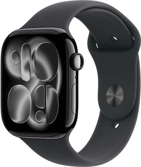 xlarge_20250910142905_apple_watch_series_11_aluminium_46mm_adiavrocho_me_palmografo_jet_black_aluminium_case_with_black_sport_band_s_m_proparagelia-1.jpeg Apple Watch Series 11 Aluminium 46mm Waterproof with Heart Rate Monitor (Jet Black Aluminium Case with Black Sport Band - S/M) - Image 1