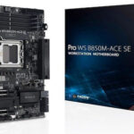 Asus Pro Ws B850M-Ace Se Motherboard ATX with AMD AM5 Socket