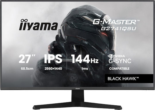 xlarge_20251126140045_iiyama_g_master_black_hawk_ips_monitor_27_qhd_2560by1440_144hz.jpeg iiyama G-MASTER G2741QSU-B1 computer monitor 68.6 cm (27 ) 2560 x 1440 pixels Black - Image 1