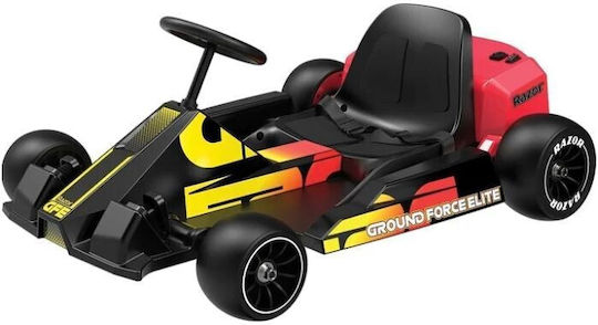 xlarge_20251211120811_paidiko_ilektrokinito_go_kart_monothesio_ground_force_mayro_25173865.jpeg Razor Ground Force Elite - Electric go-kart black and red - Image 1
