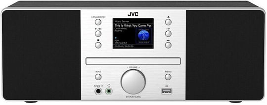 JVC RD-E874B Tower Bluetooth 20 W Black  Silver - Image 1