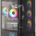MODECOM Volcano Volcano AQ400 ARGB Midi Black