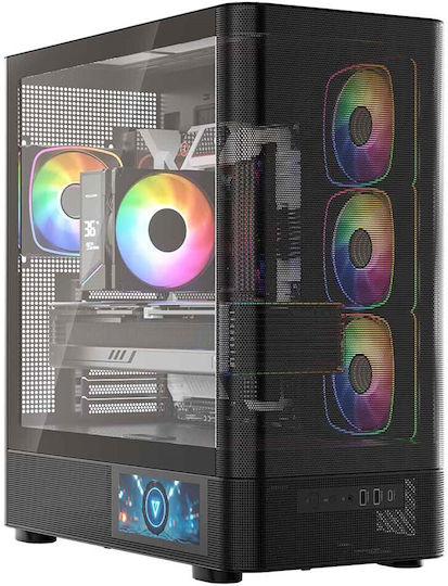 xlarge_20260226150635_modecom_volcano_aq400_gaming_midi_tower_kouti_ypologisti_me_plaino_parathyro_mayro.jpeg MODECOM Volcano Volcano AQ400 ARGB Midi Black - Image 1