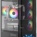 MODECOM Volcano Volcano AQ500 ARGB Midi Black