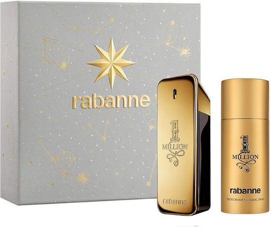 xlarge_20260318095723_rabanne_1_million_andriko_set_me_eau_de_toilette.jpeg Paco Rabanne 1 Million Edt Set 100ml Desodorante 150ml - Image 1