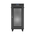 Lanberg FF01-6824-23BL rack cabinet 24U Freestanding rack Black
