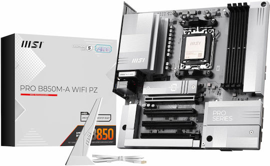 xlarge_20260326174326_msi_pro_b850m_a_wifi_pz_motherboard_micro_atx_me_amd_am5_socket_911_7e78_001.jpeg MSI AM5 PRO B850M-A WIFI PZ M-ATX AMD B850 Socket AM5 micro ATX - Image 1