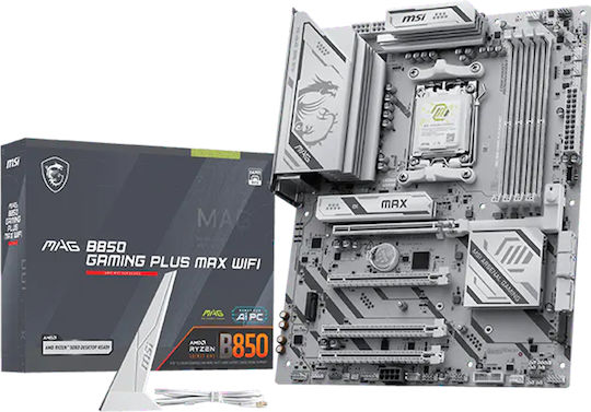 xlarge_20260407150751_msi_mag_b850_gaming_plus_max_wi_fi_motherboard_atx_me_amd_am5_socket_7e56_030r.jpeg MSI MAG B850 GAMING PLUS MAX WIFI motherboard AMD B850 Socket AM5 ATX - Image 1