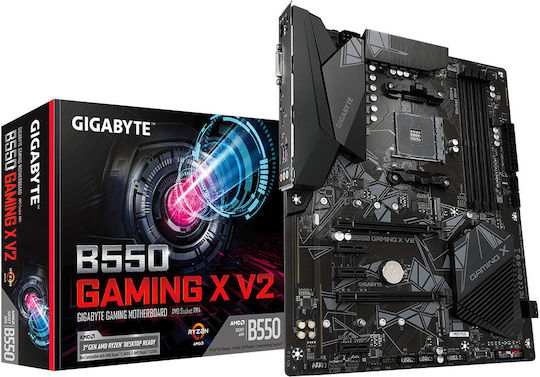 xlarge_20260417133921_gigabyte_b550_gaming_x_v2_rev_1_3_motherboard_atx_me_amd_am4_socket.jpeg Gigabyte B550 Gaming X V2 rev. 1.3 Motherboard ATX with AMD AM4 Socket - Image 1