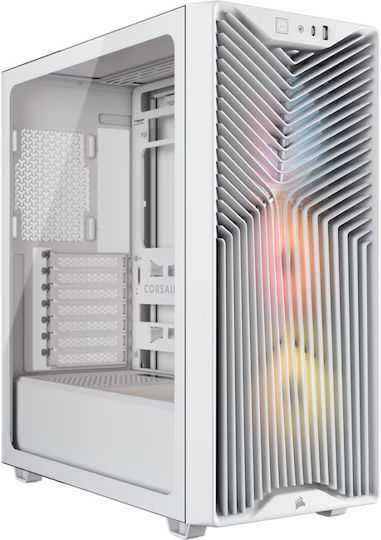 xlarge_20260423152308_corsair_3200d_rs_argb_gaming_midi_tower_kouti_ypologisti_leyko.jpeg Corsair 3200D RS ARGB Gaming Midi Tower Computer Case White - Image 1