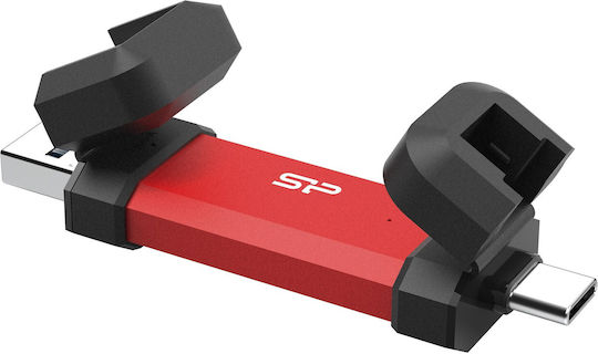 xlarge_20260514163104_silicon_power_ds72_500gb_usb_2_0_stick_me_syndesi_usb_a_usb_c_kokkino.jpeg Silicon Power DS72 USB flash drive 500 GB USB Type-A / USB Type-C 3.2 Gen 2 (3.1 Gen 2) Red - Image 1