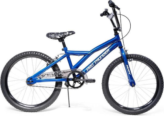 xlarge_20260529110001_bmx_20_paidiko_mountain_bike_me_skeleto_alouminiou_mple.jpeg HUFFY BMX HX Pro 20'' black/blue â children's bike - Image 1
