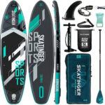 SKATINGER Grey Sports 350x89x15 Yoga SUP Board