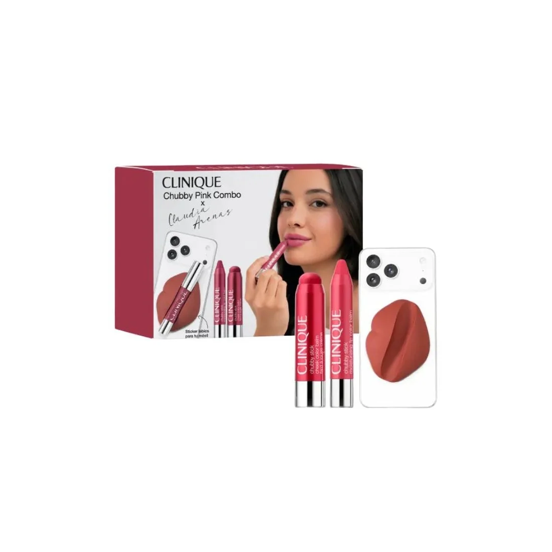 0192333360897.webp Clinique Clq Chubby Lip Cheek Rosa Cl Arenas Set - Image 1