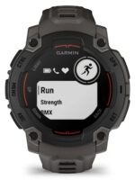 Garmin Instinct E 45mm Waterproof Smartwatch with Heart Rate Monitor (Black with Charcoal Band) - Image 2