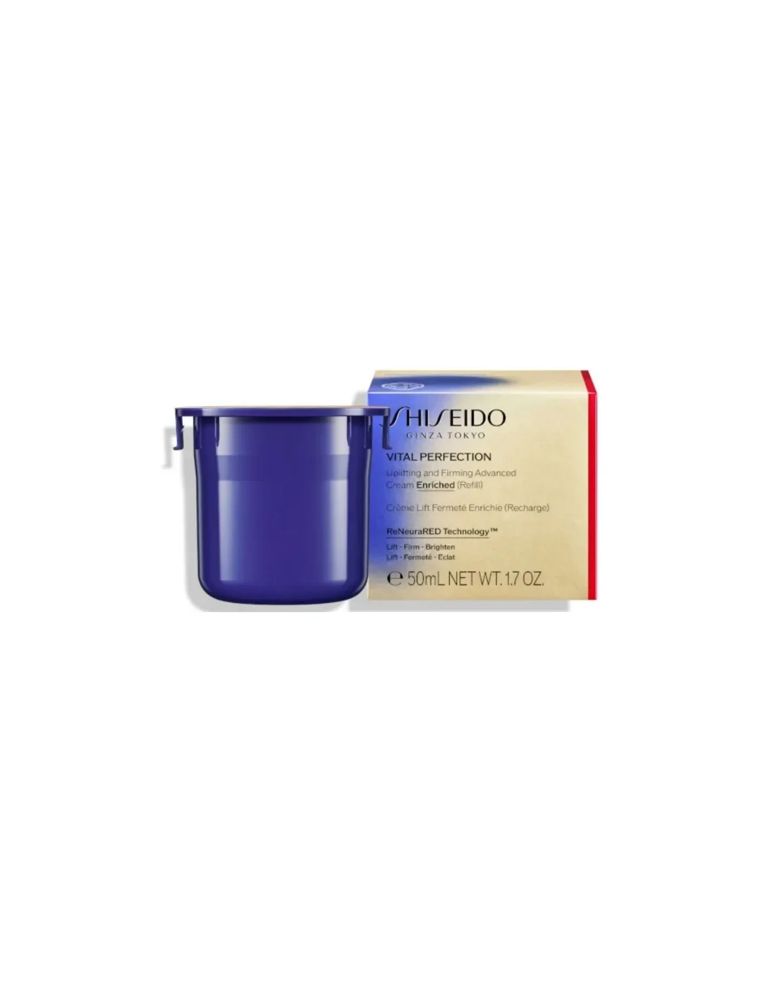 0768614209980.webp Shiseido Vital Perfection Refill 24h Cream Face 50ml - Image 1