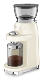 Smeg Ηλεκτρικός Μύλος Καφέ 150W με Χωρητικότητα 240gr και 15 Επίπεδα Άλεσης Μπεζ - Image 8