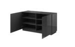 Cama sideboard 2D REJA graphite grey gloss/graphite grey gloss - Image 4
