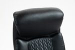 Office Chair with Fixed Arms Black Active Jet - Image 14