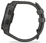 Garmin Instinct E 45mm Waterproof Smartwatch with Heart Rate Monitor (Black with Charcoal Band) - Image 8