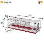 Ferplast Krolik 160 Metal Cage for Rabbits 162x60x50cm - Image 2