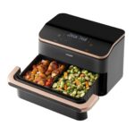 Cosori Dual Blaze TwinFry Air Fryer with Wi-Fi & Double Detachable Bucket 10lt Black - Image 5