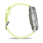Garmin Venu 4 Stainless Steel 45mm Waterproof Smartwatch with Heart Rate Monitor (Silver with Citron) - Image 3