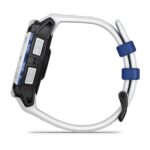 Garmin Instinct 3 Solar Aluminium 45mm Waterproof Smartwatch with Heart Rate Monitor (Whitestone and Blue Limited Edition) - Image 6