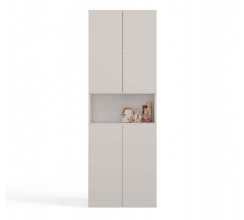 BATHROOM CABINET NEL DK 1K BASKET CASMERE COLOUR - Image 1