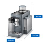 De'Longhi Rivelia Automatic Espresso Machine 1450W Pressure 19bar for Cappuccino with Grinder Gray - Image 6
