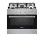 Ravanson Chef Modern Stove 110lt with Gas Cooktop P90cm Inox - Image 6