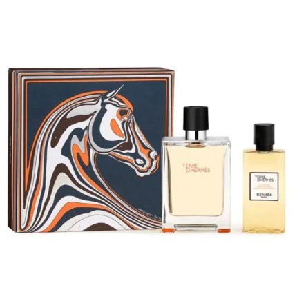 Hermes Terre D’hermès Men's Set with Body Lotion