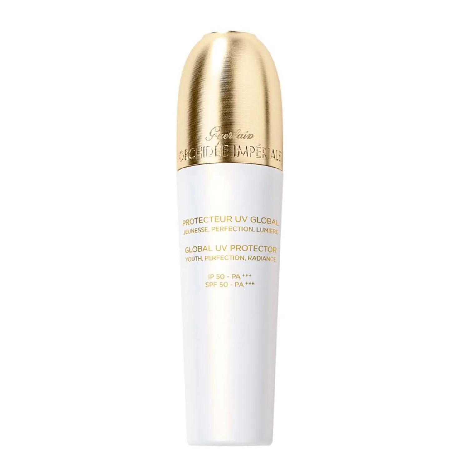3346470616677.webp Guerlain Orchidée Impériale Brightening Global UV Protector Cream Face Day with SPF50 30ml - Image 1