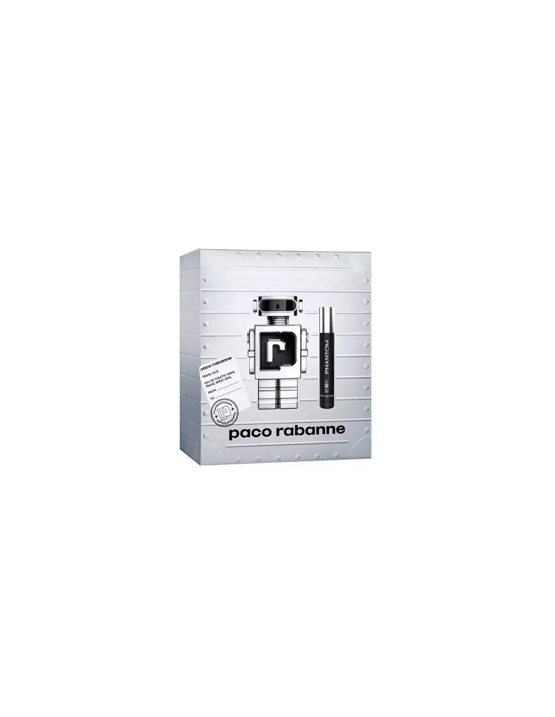 3349668604654.webp Rabanne Phantom Gift Men's Fragrance Set with Eau de Toilette 2 Pieces - Image 1