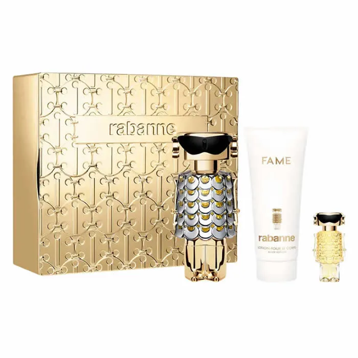 3349668635047_1.webp Rabanne Fame Women's Fragrance Set with Eau de Parfum 3 Pieces - Image 1
