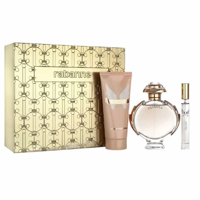 3349668635399.webp Rabanne Olympea Women's Set with Body Lotion 3pcs - Image 1