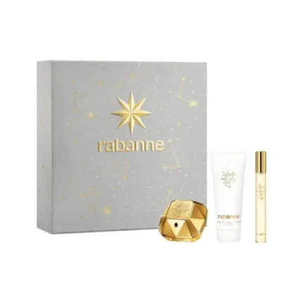 Rabanne Lady Million Women's Fragrance Set with Eau de Parfum and Miniature Fragrance 3 Pieces