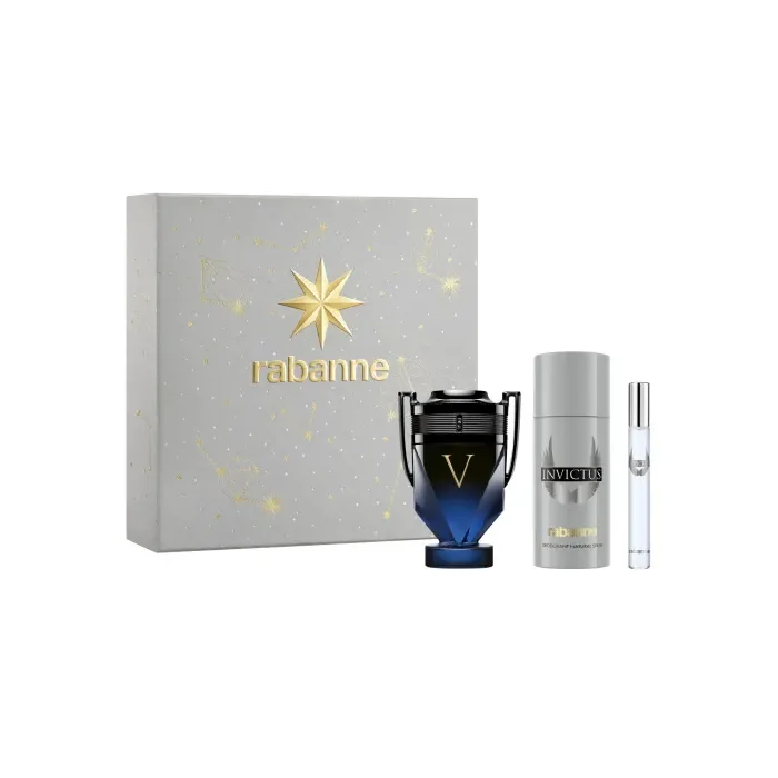 3349668656769.webp Rabanne Invictus Victory Elixir Eau De Perfume Spray 100ml Set 3 Pieces - Image 1