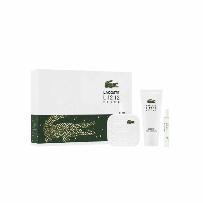 3386460159098.webp Lacoste Blanc Men's Set with Eau de Toilette 3pcs - Image 1