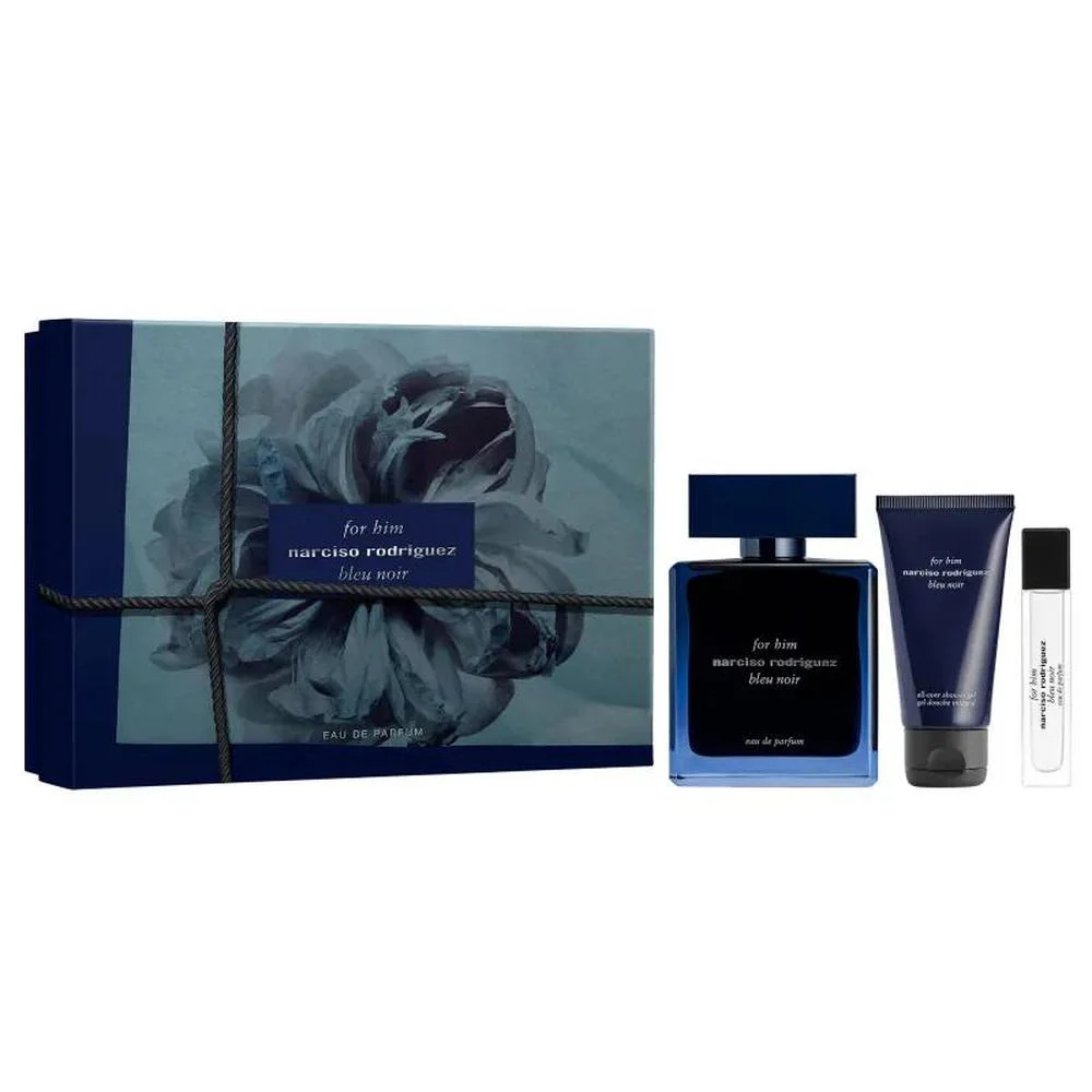 3423222121846.webp Narciso Rodriguez Bleu Men's Set with Eau de Parfum and Shower Gel 3pcs - Image 1