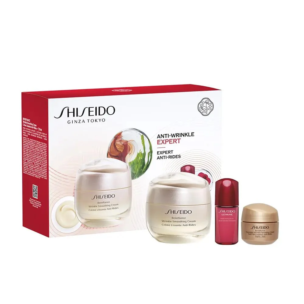 3423222147440.webp Shiseido Benefiance Wrinkle Smoothing Cream Estuche 3 Piezas - Image 1