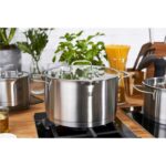 Zwilling J.A. Henckels True Flow Pots Set of Stainless Steel with Ceramic Coating Silver 5pcs - Image 7