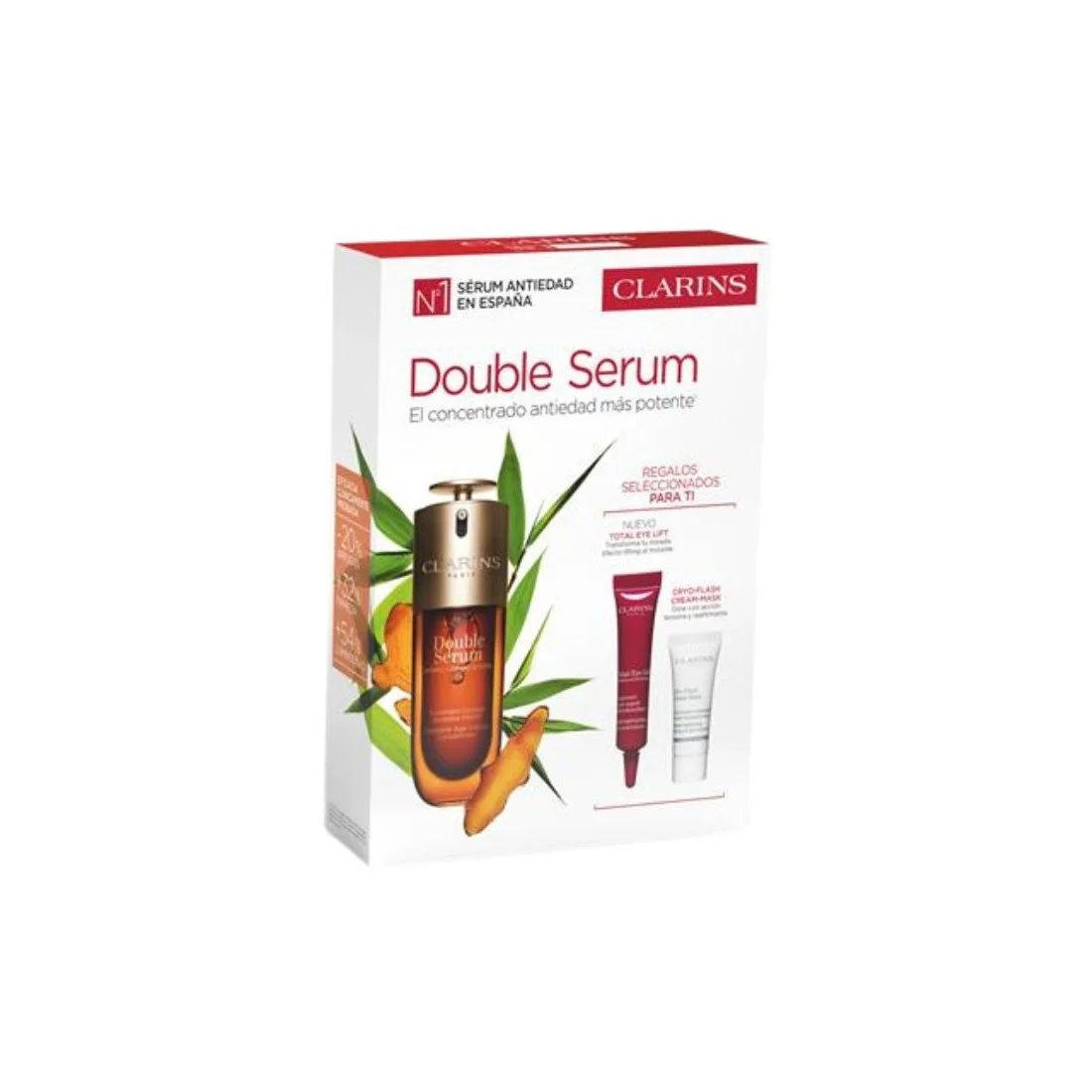 3666057465833.webp Clarins Clr Doble Serum G9 50ml Total Eye Set - Image 1