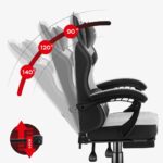 Huzaro Force 3.7 Fabric Gaming Chair with Adjustable Arms Gray - Image 7