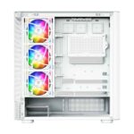 Modecom Volcano AQ400 Gaming Midi Tower Computer Case with Side Window White - Image 7