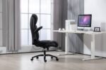 Office Chair with Fixed Arms Black Active Jet - Image 22