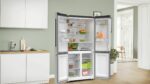 Bosch Side-by-Side Refrigerator 605lt Total NoFrost H183xW91xD73.1cm Brushed Steel Anti-Fingerprint KFN96VPEA - Image 9