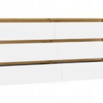 M6 MALWA CHEST OF DRAWERS 140 CM 6 DRAWERS OAK ARTISAN/WHITE